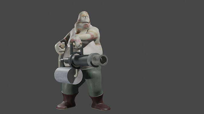 Zombie Sloth 3D model
