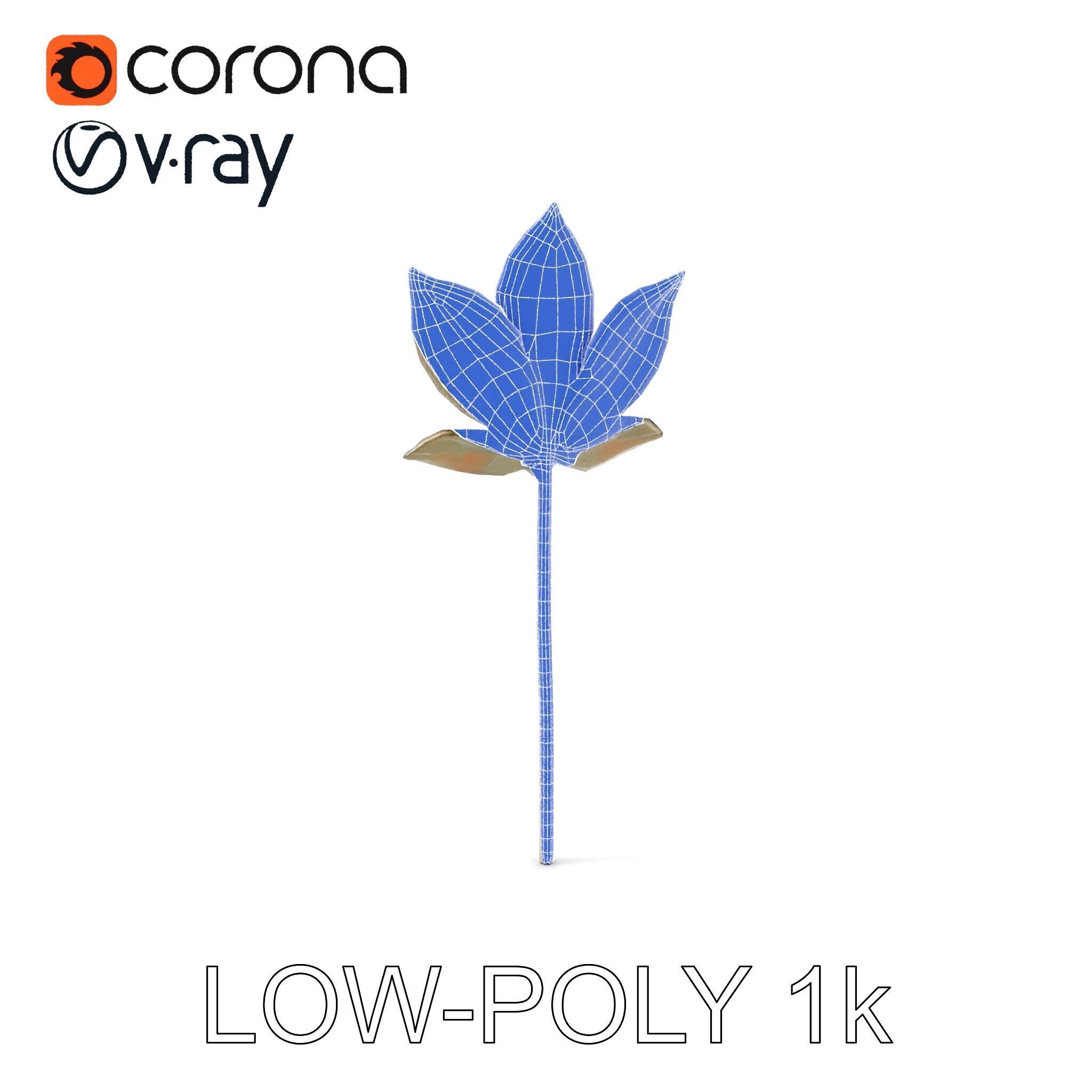 Maple Leaf Decor Model Pack Low-poly 3D model_26