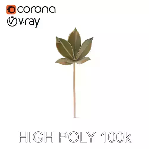 Maple Leaf Decor Model Pack Low-poly 3D model