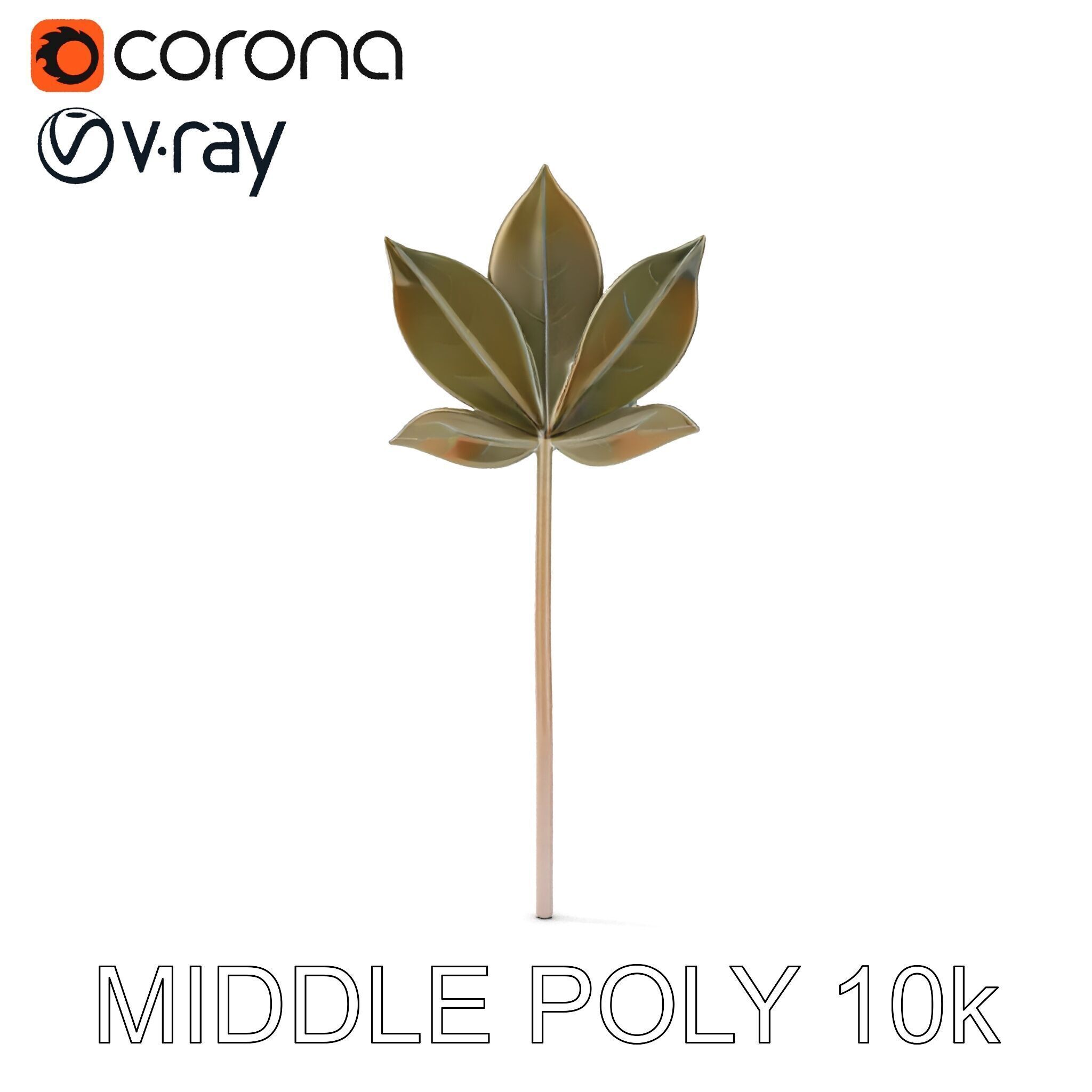 Maple Leaf Decor Model Pack Low-poly 3D model_28