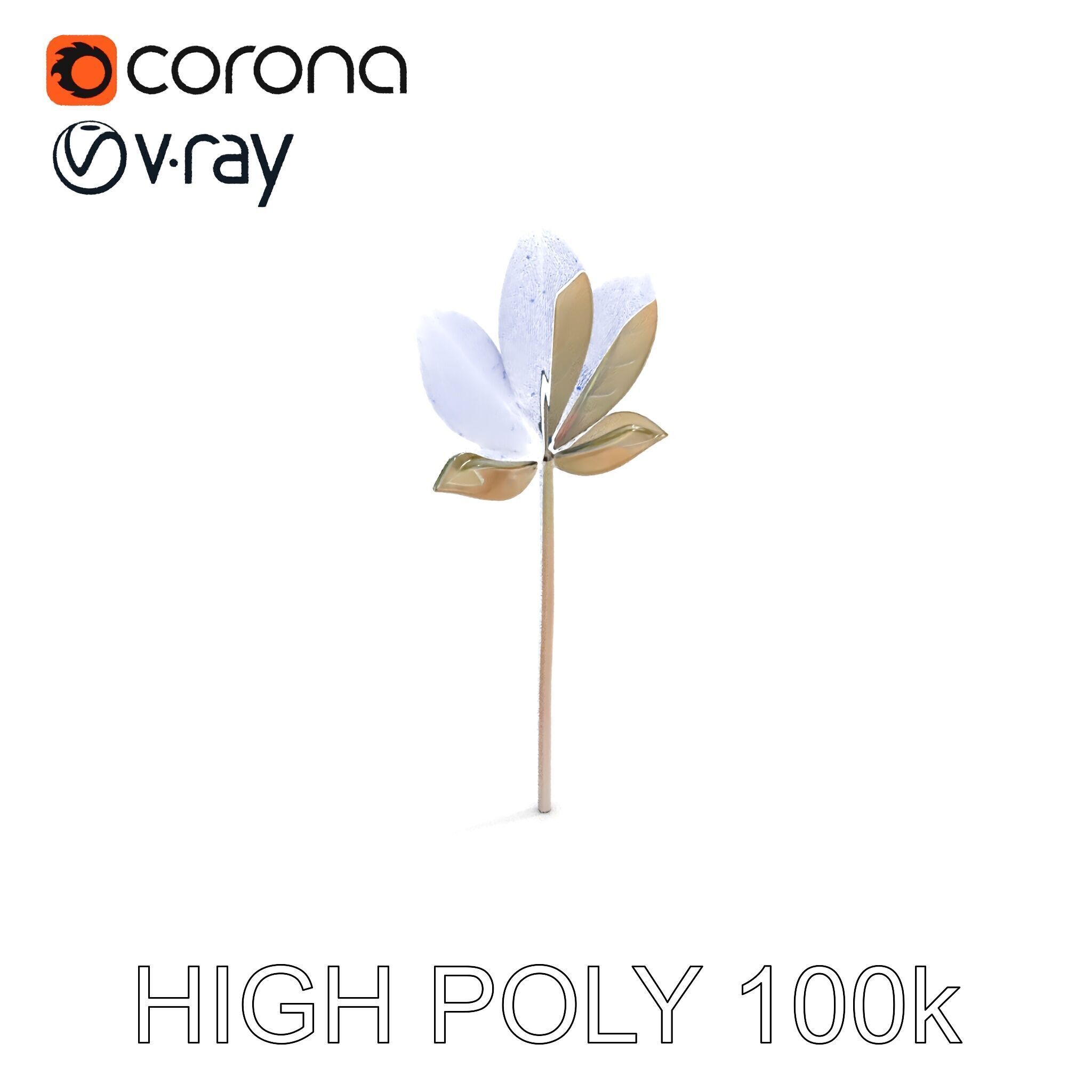 Maple Leaf Decor Model Pack Low-poly 3D model_24