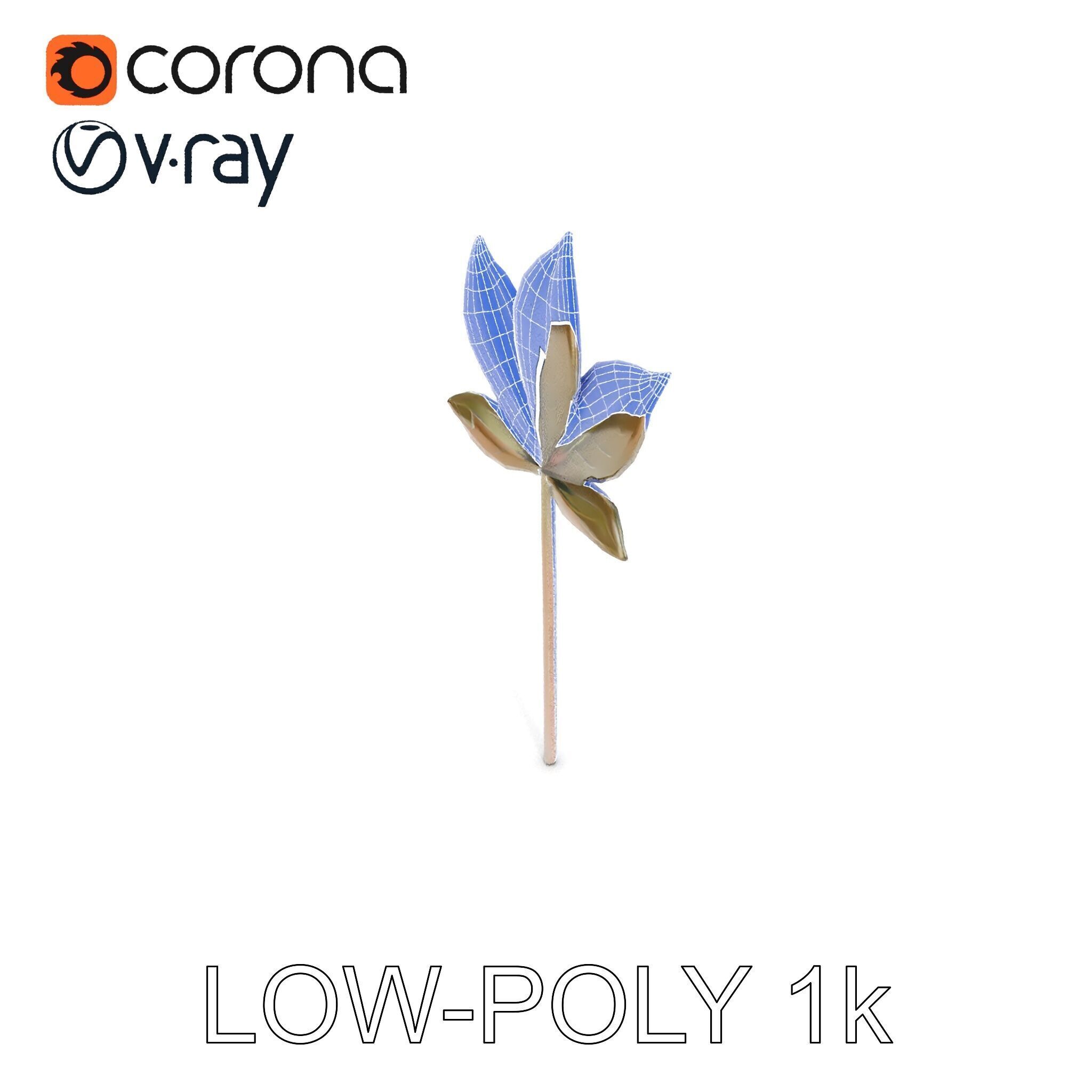 Maple Leaf Decor Model Pack Low-poly 3D model_9