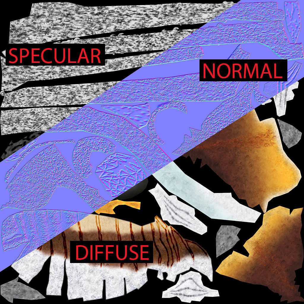 spider low poly textured rigged animated Low-poly 3D model_4