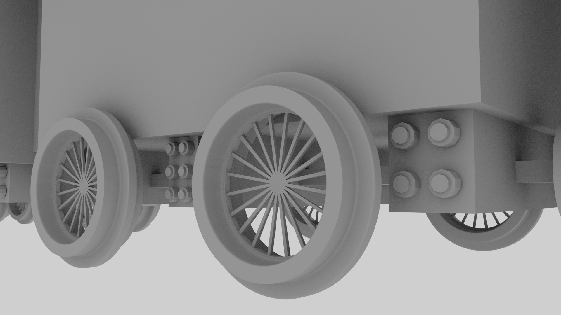 Locomotive 3D Model Low - Poly Low-poly 3D model_9