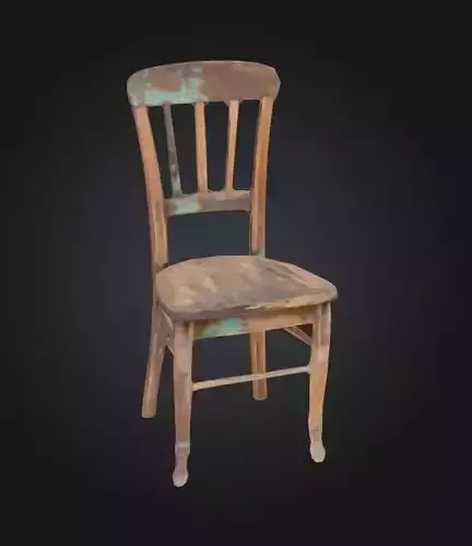 Rustic Vintage Chair Old Variation