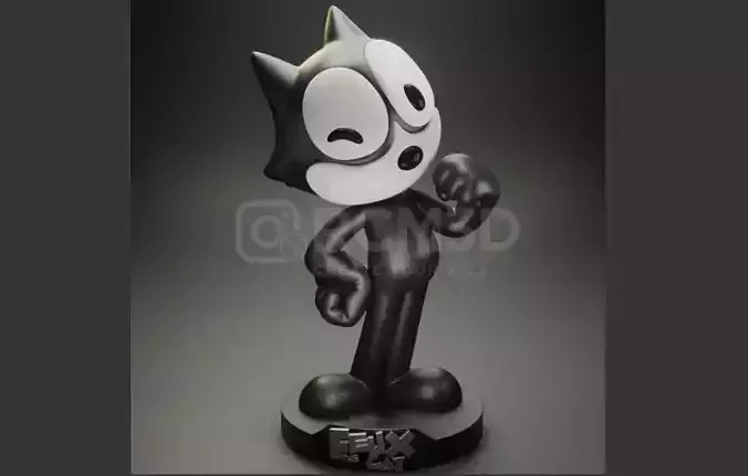 Felix the Cat statue 
