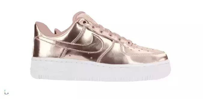 Nike air force 1 low  liquid metal fashion sneaker