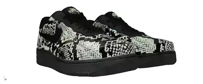 Nike Air Force 1 low foamposite snakeskin