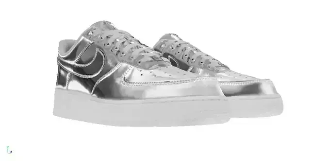 Nike air force 1 low sp liquid Metal