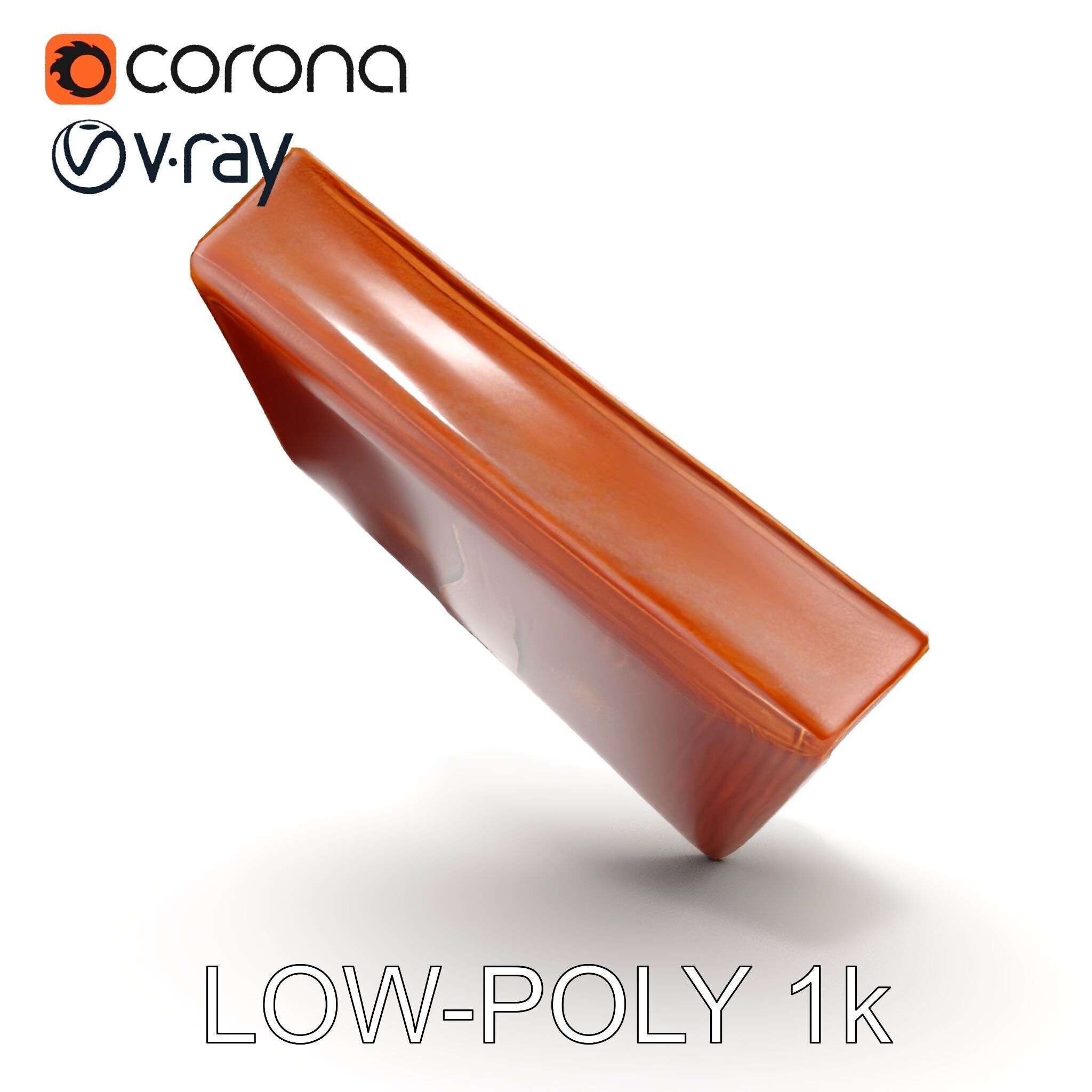 Ornate Leather Bound Journal Model Pack Low-poly 3D model_17