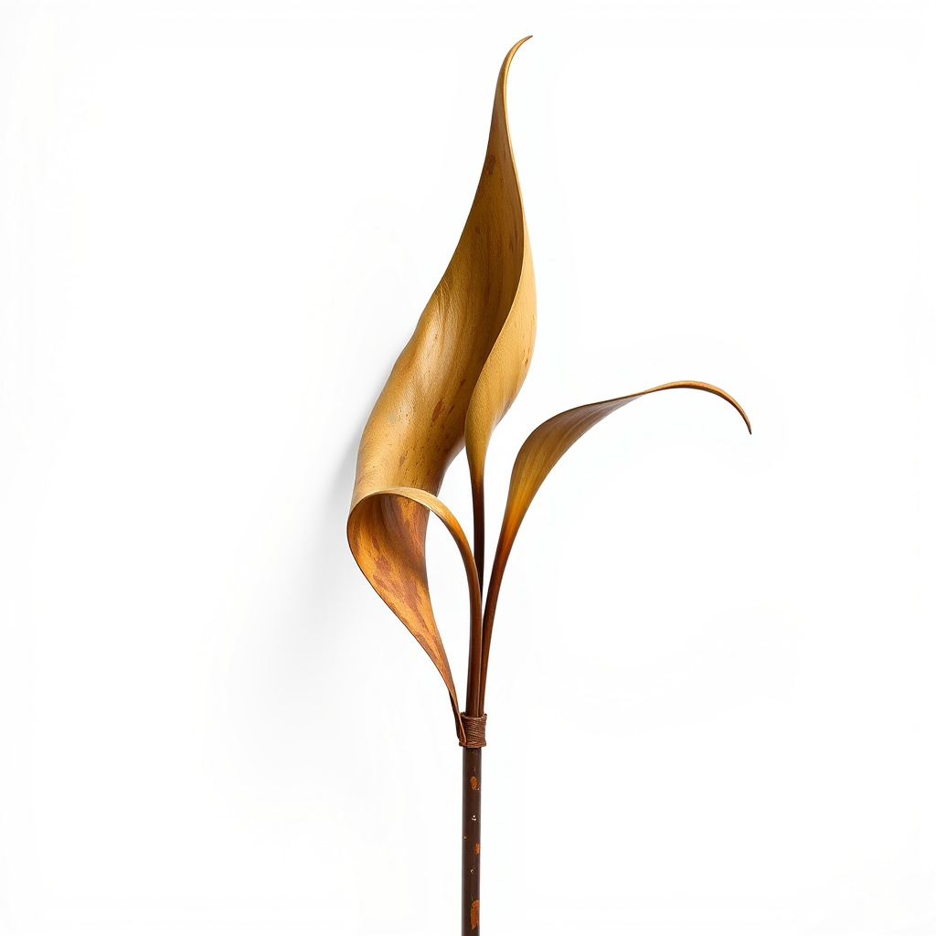 Abstract Leaf Model Pack with Organic Curves Low-poly 3D model_2