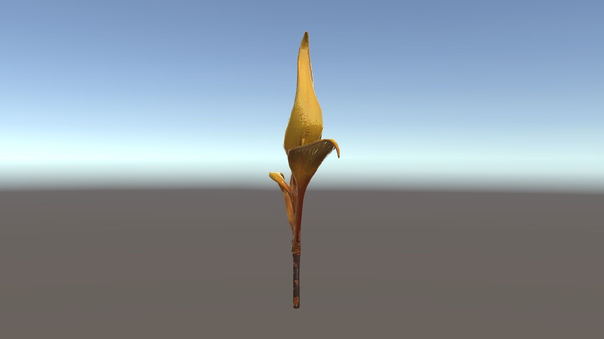 Abstract Leaf Model Pack with Organic Curves Low-poly 3D model_34