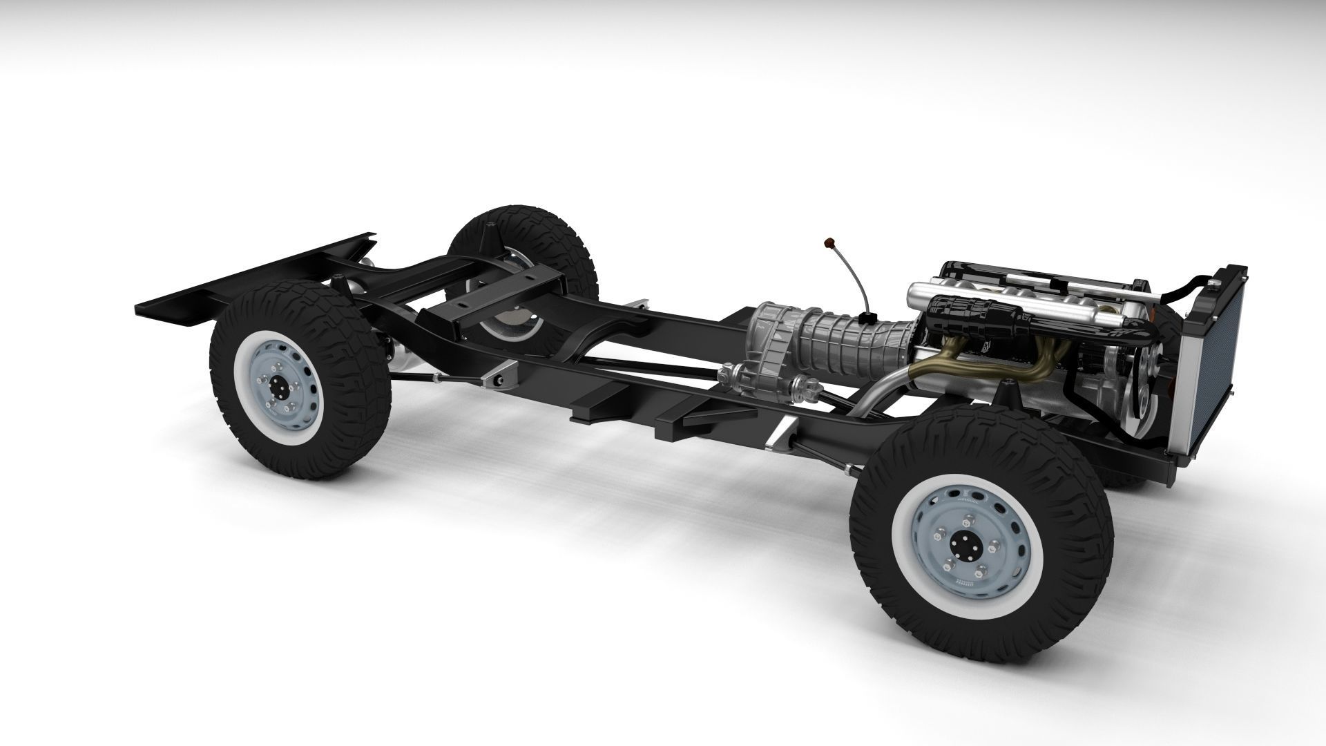 Full Land Rover Defender 110 Double Cab Pick Up rev 3D model_36