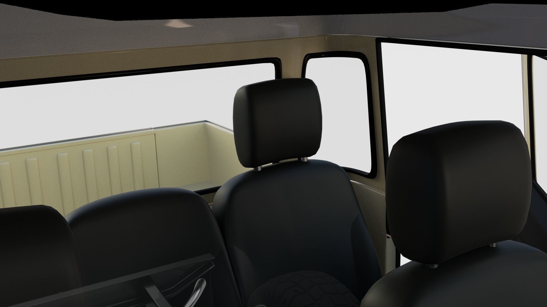 Full Land Rover Defender 110 Double Cab Pick Up rev 3D model_46