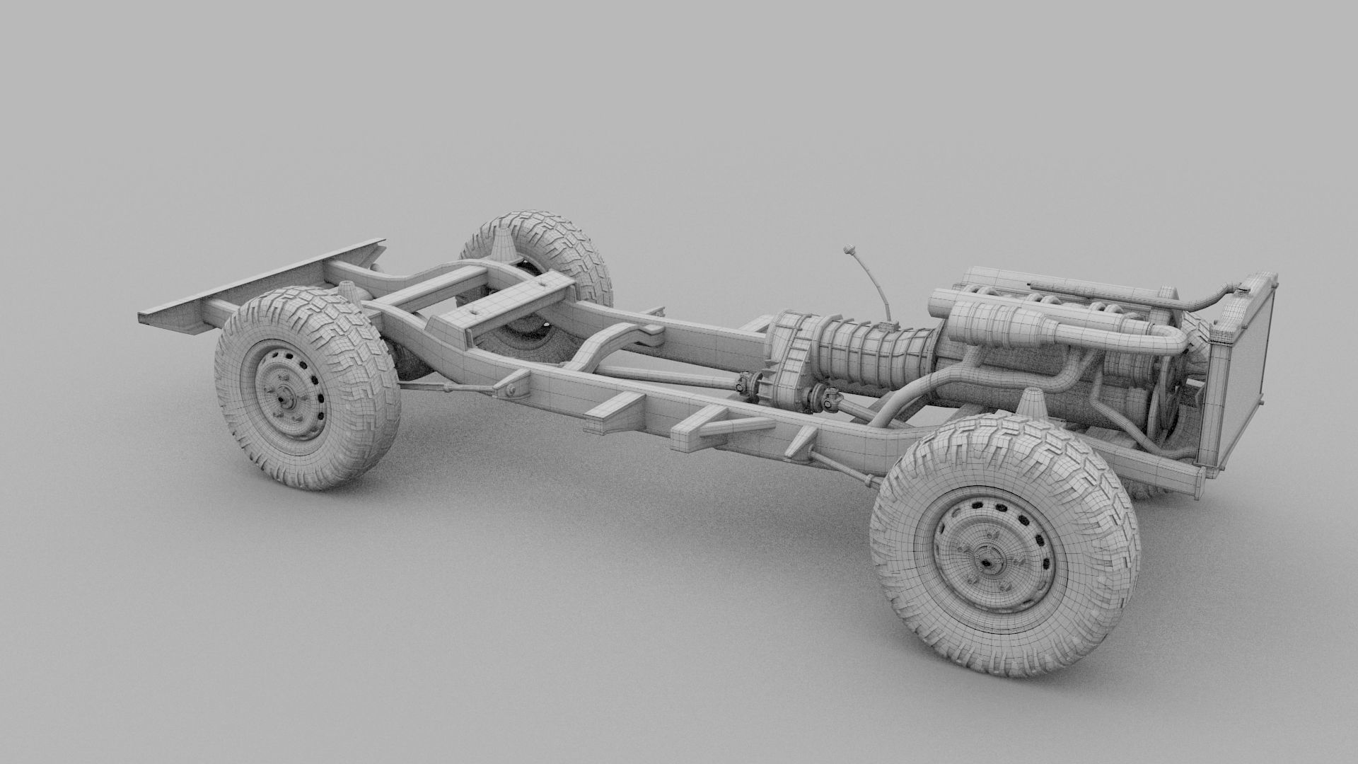 Full Land Rover Defender 110 Double Cab Pick Up rev 3D model_45