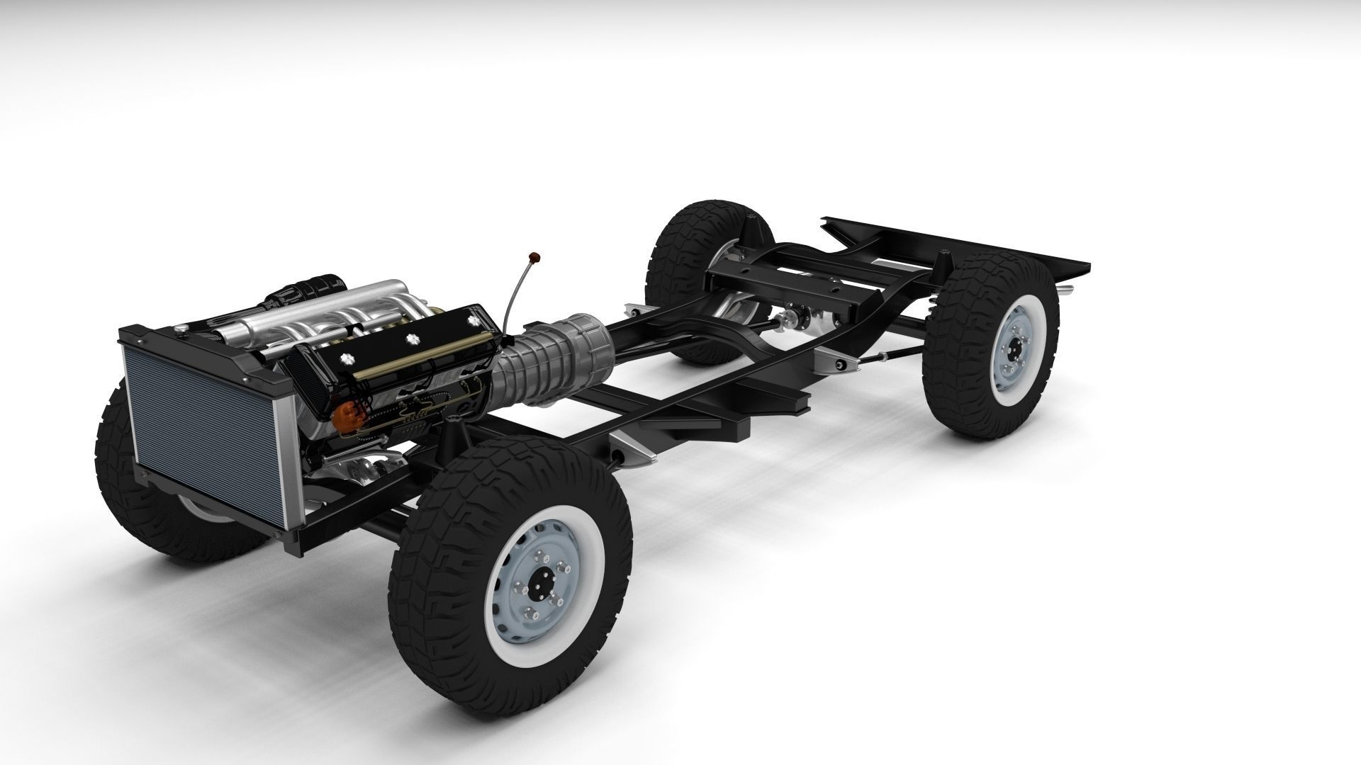 Full Land Rover Defender 110 Double Cab Pick Up rev 3D model_35