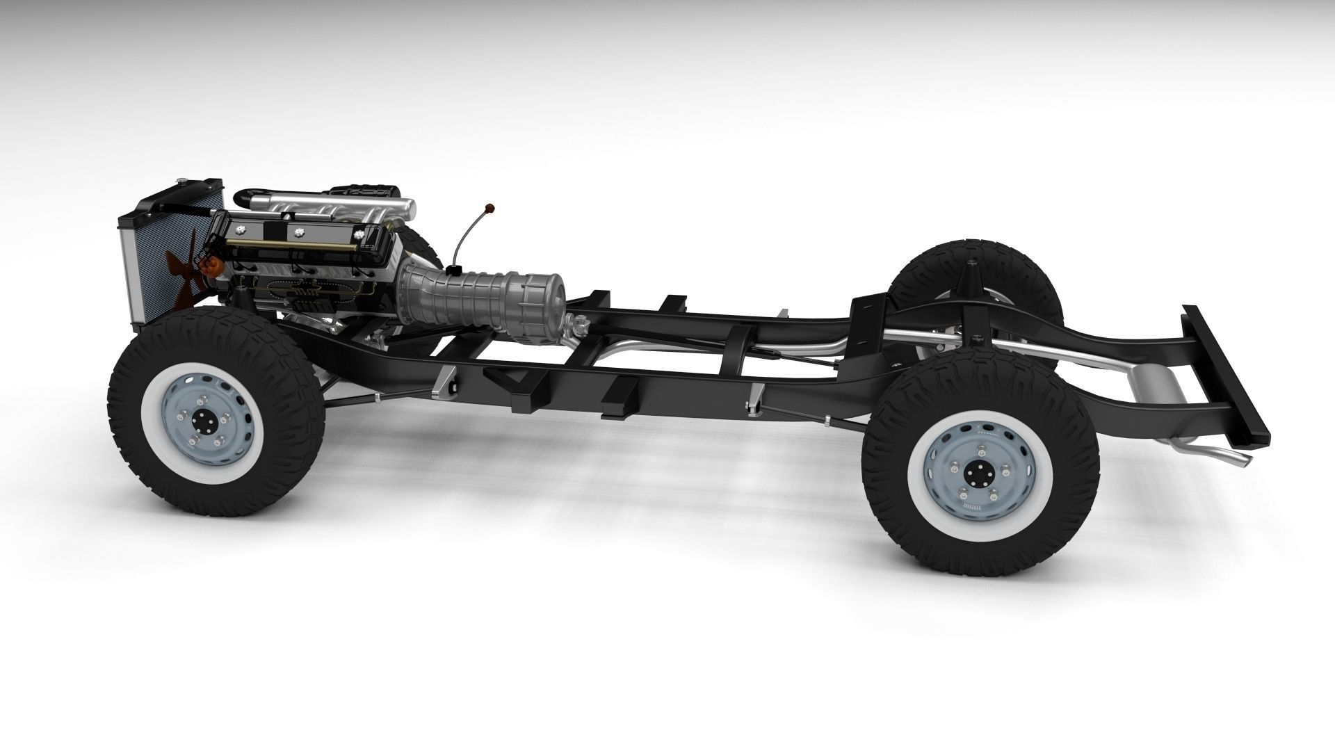 Full Land Rover Defender 110 Double Cab Pick Up rev 3D model_75