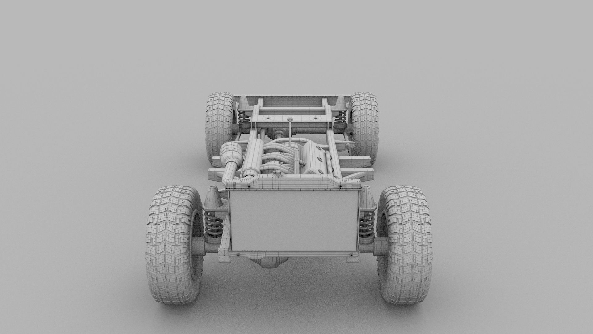 Full Land Rover Defender 110 Double Cab Pick Up rev 3D model_87