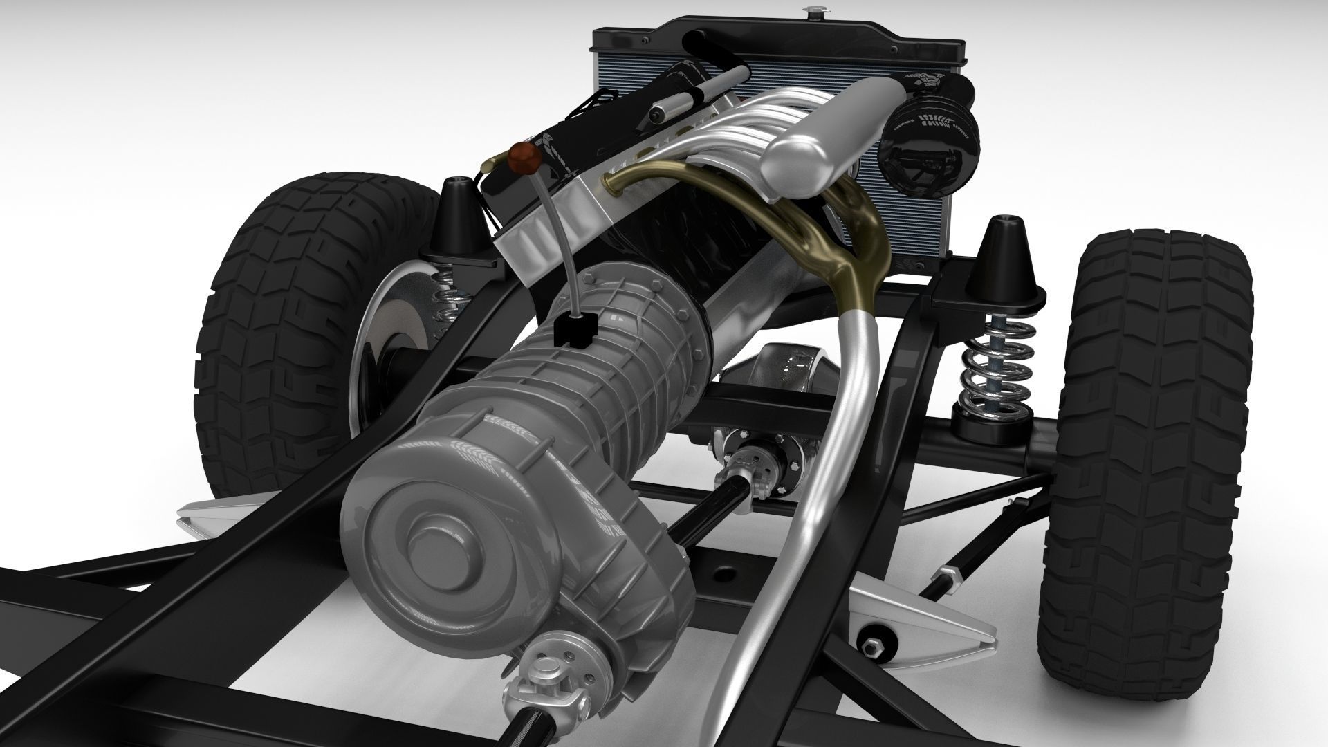 Full Land Rover Defender 110 Double Cab Pick Up rev 3D model_38