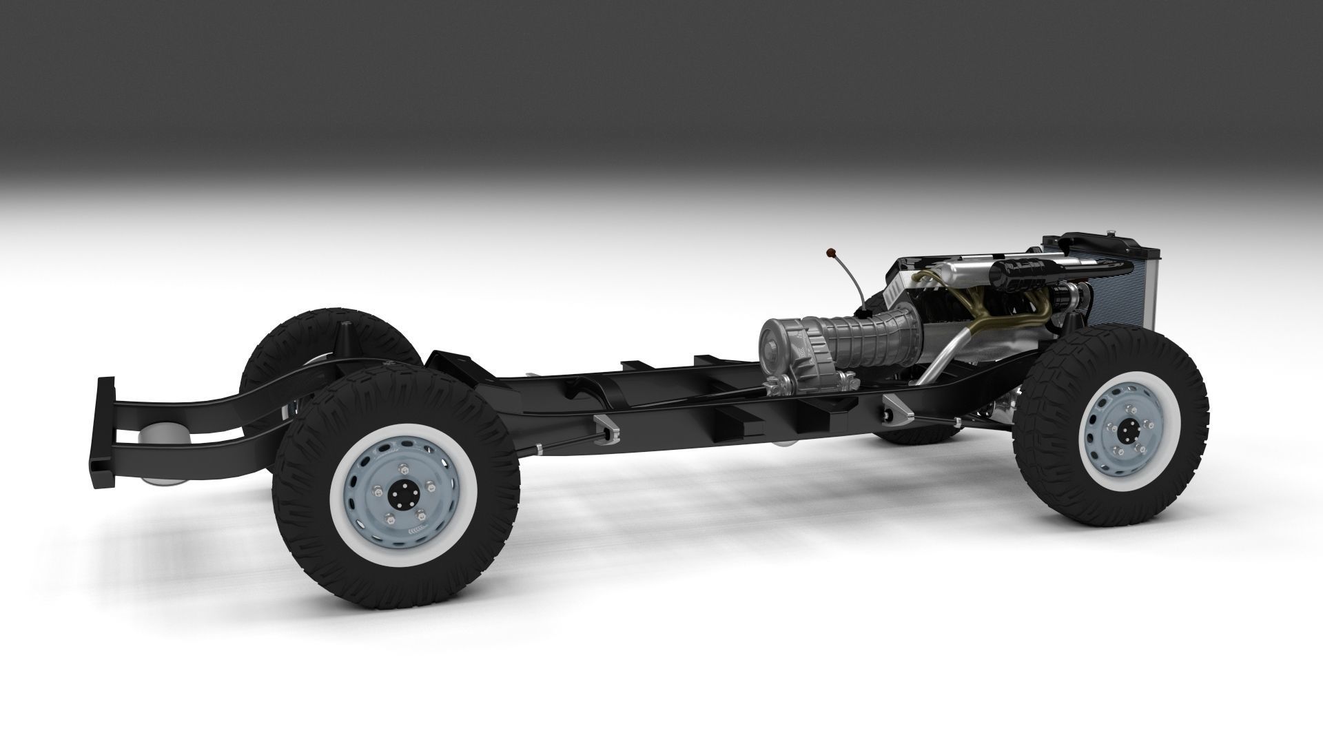 Full Land Rover Defender 110 Double Cab Pick Up rev 3D model_33