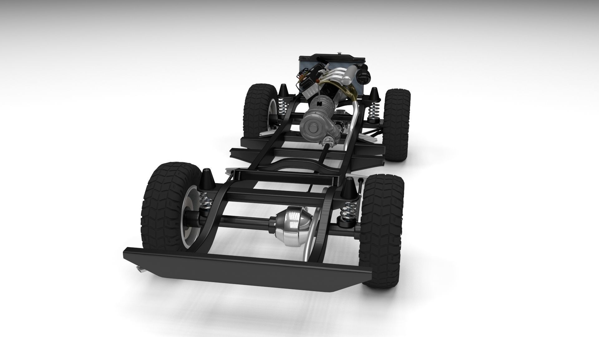 Full Land Rover Defender 110 Double Cab Pick Up rev 3D model_85