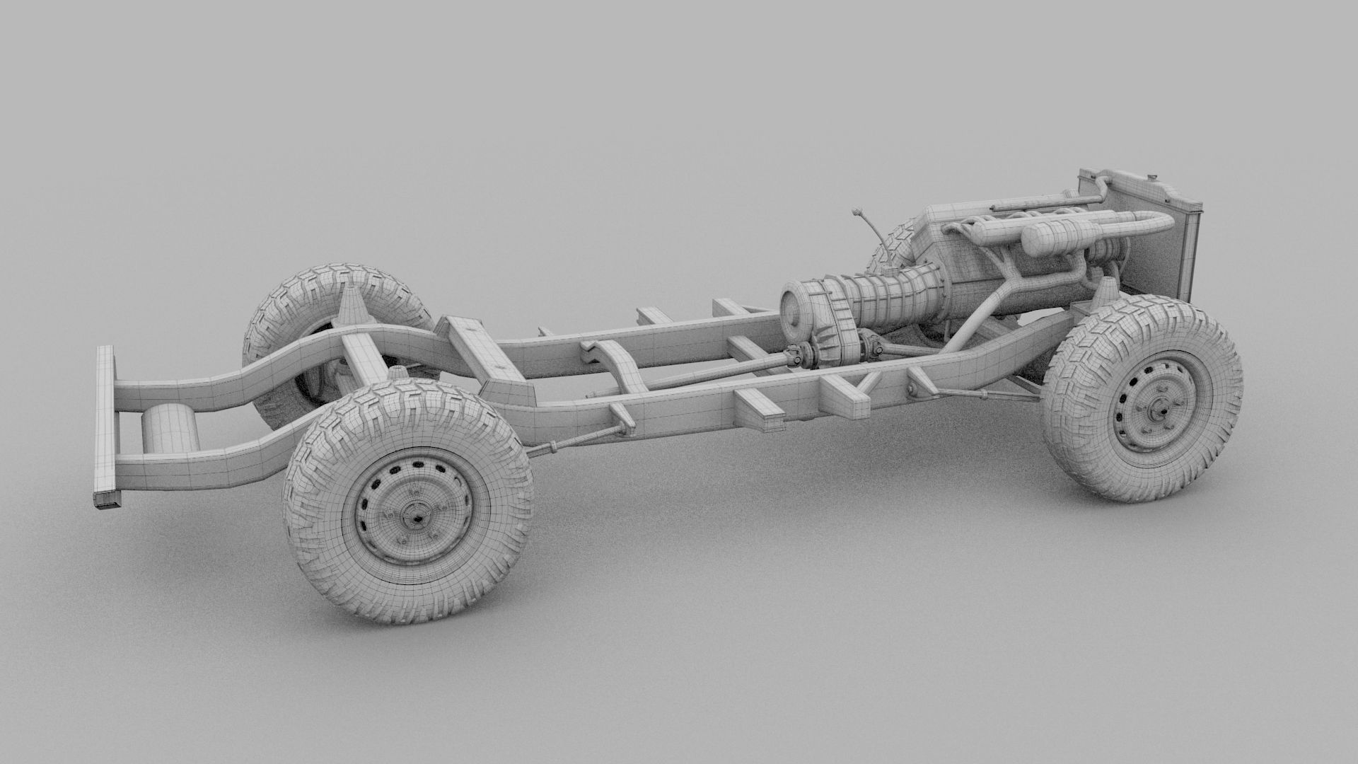 Full Land Rover Defender 110 Double Cab Pick Up rev 3D model_55