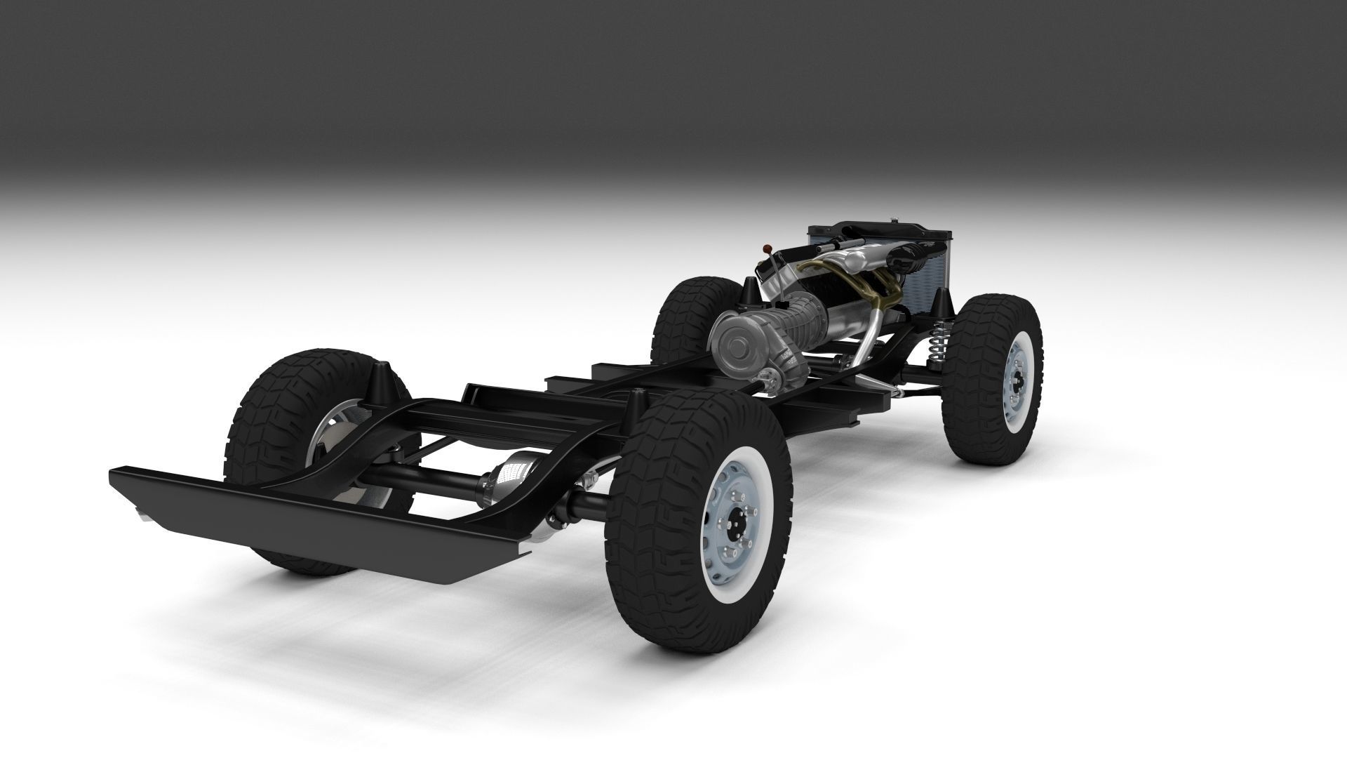 Full Land Rover Defender 110 Double Cab Pick Up rev 3D model_59