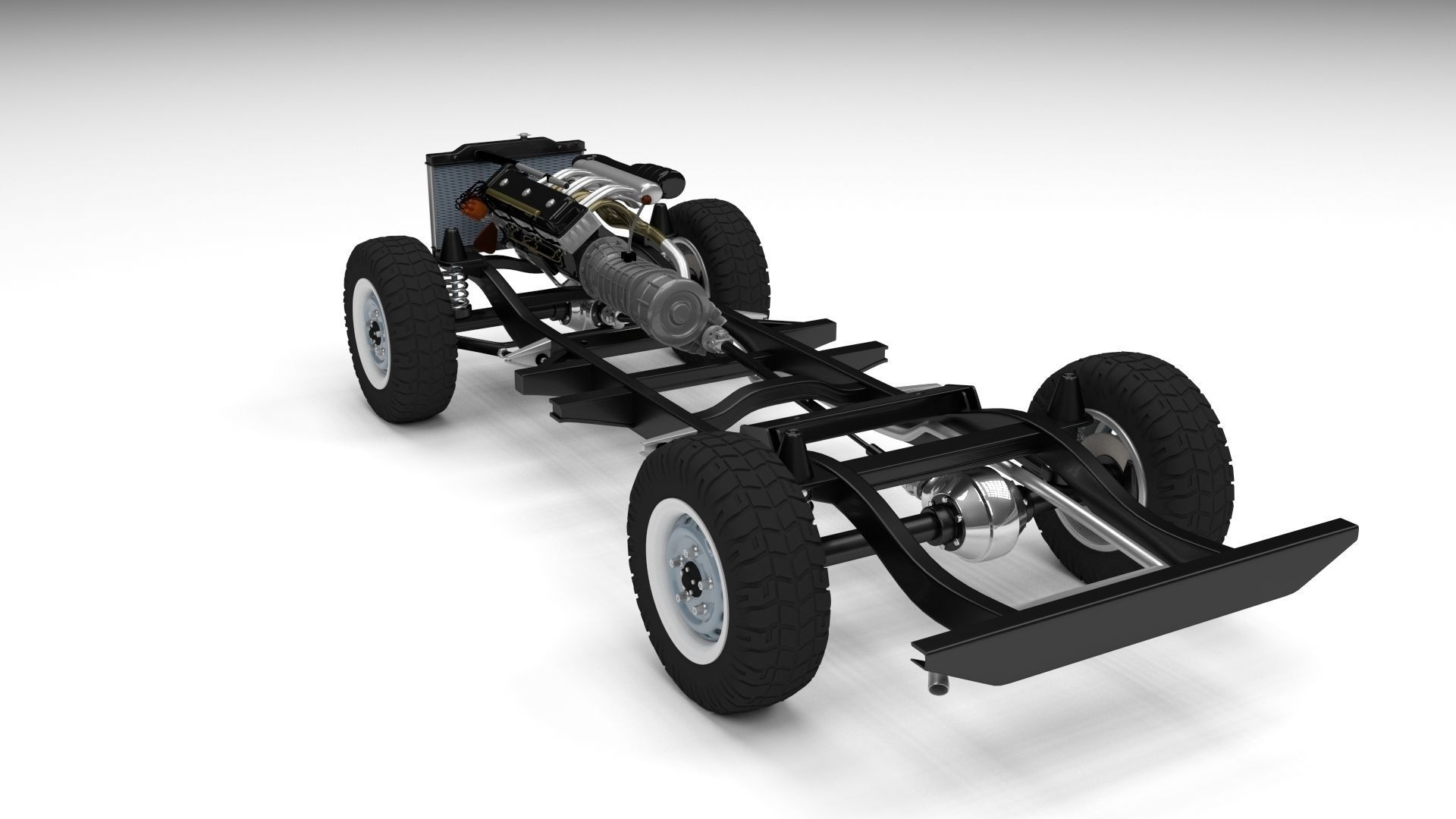 Full Land Rover Defender 110 Double Cab Pick Up rev 3D model_50