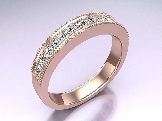 Diamond Ring - Womens Rings -  N812817 3D print model