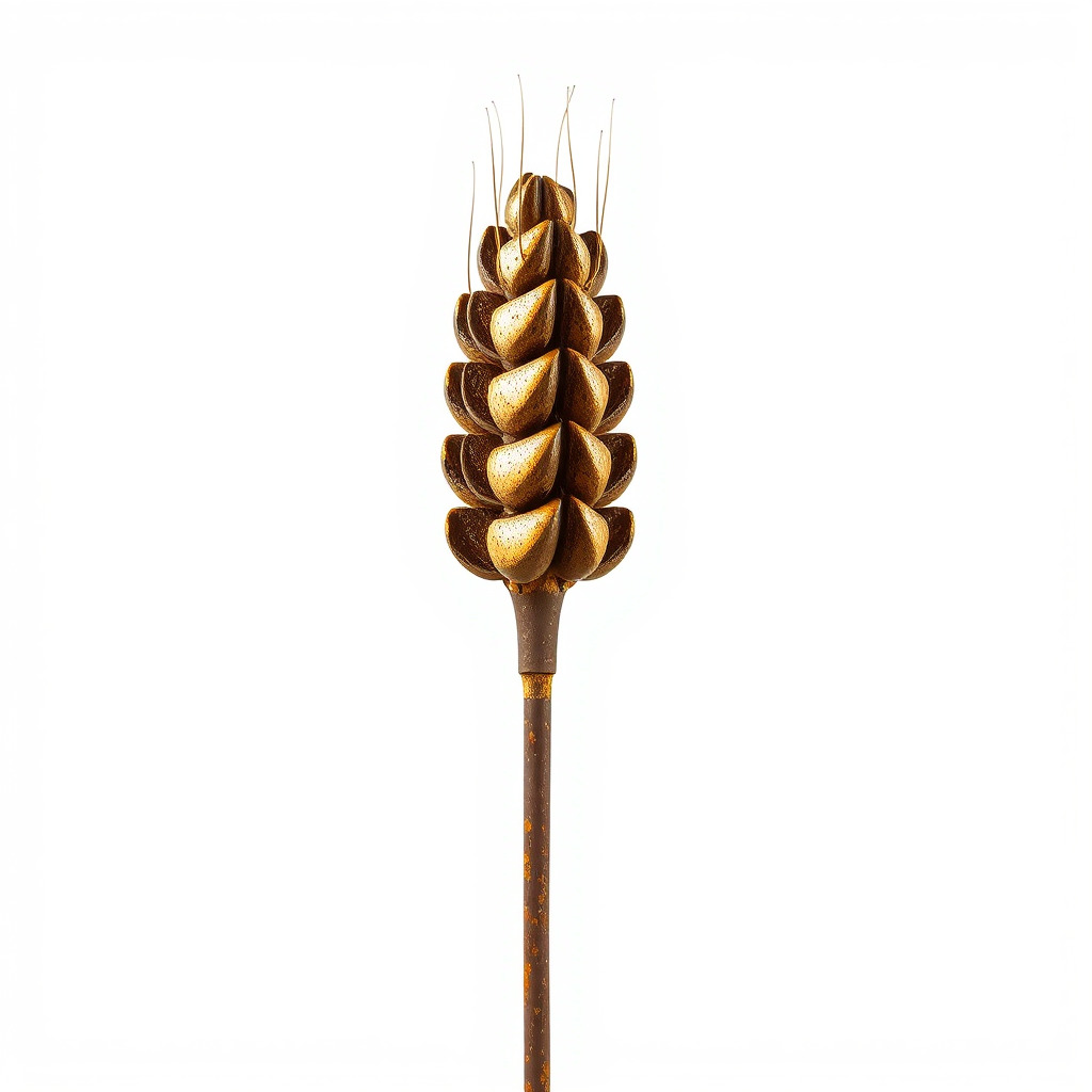 Detailed Wheat Ear Model Pack for Realistic Rendering Low-poly 3D model_2