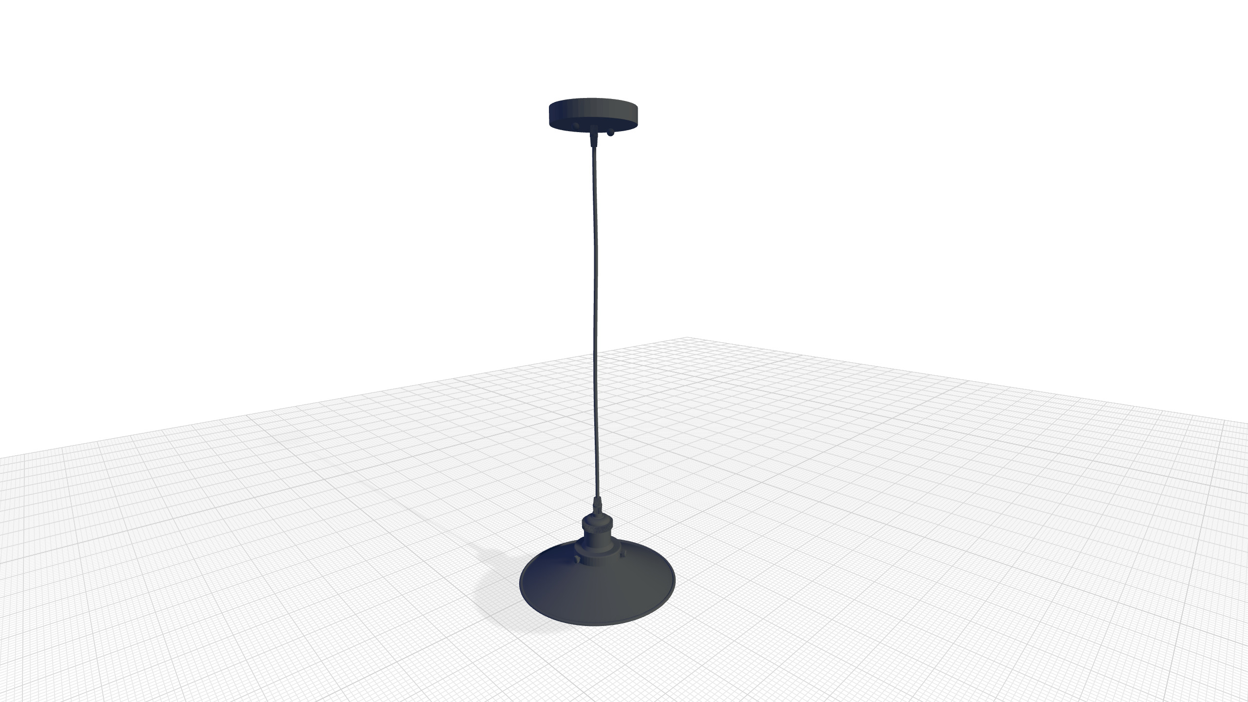 Hitchin Light Single Pendant 3D model_3