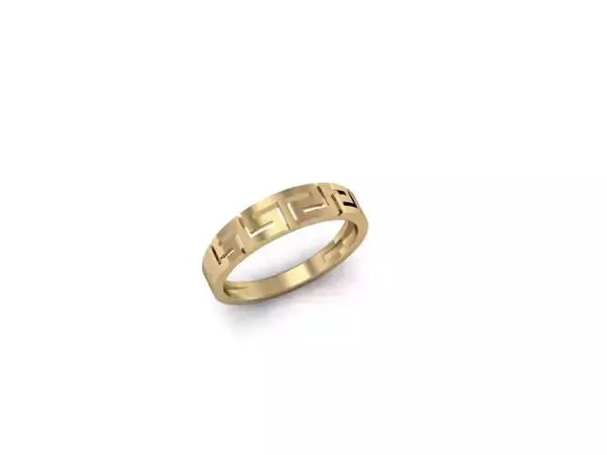 meadros Greek Ring clasic2 3D print model