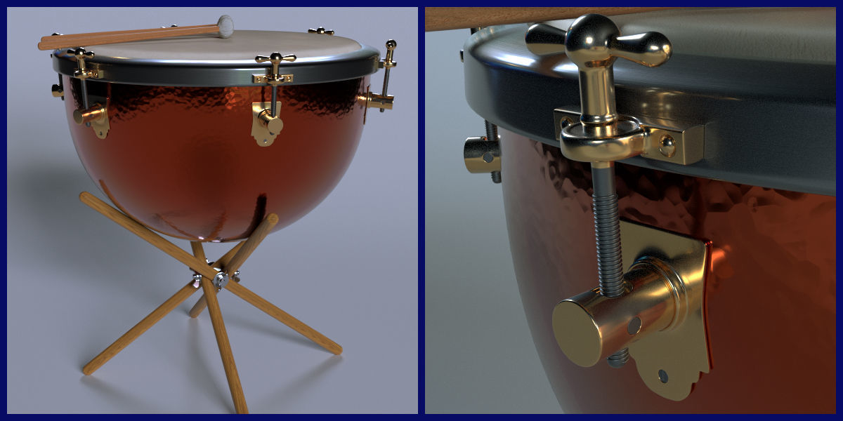 Great symphonic timpani 3D model_3