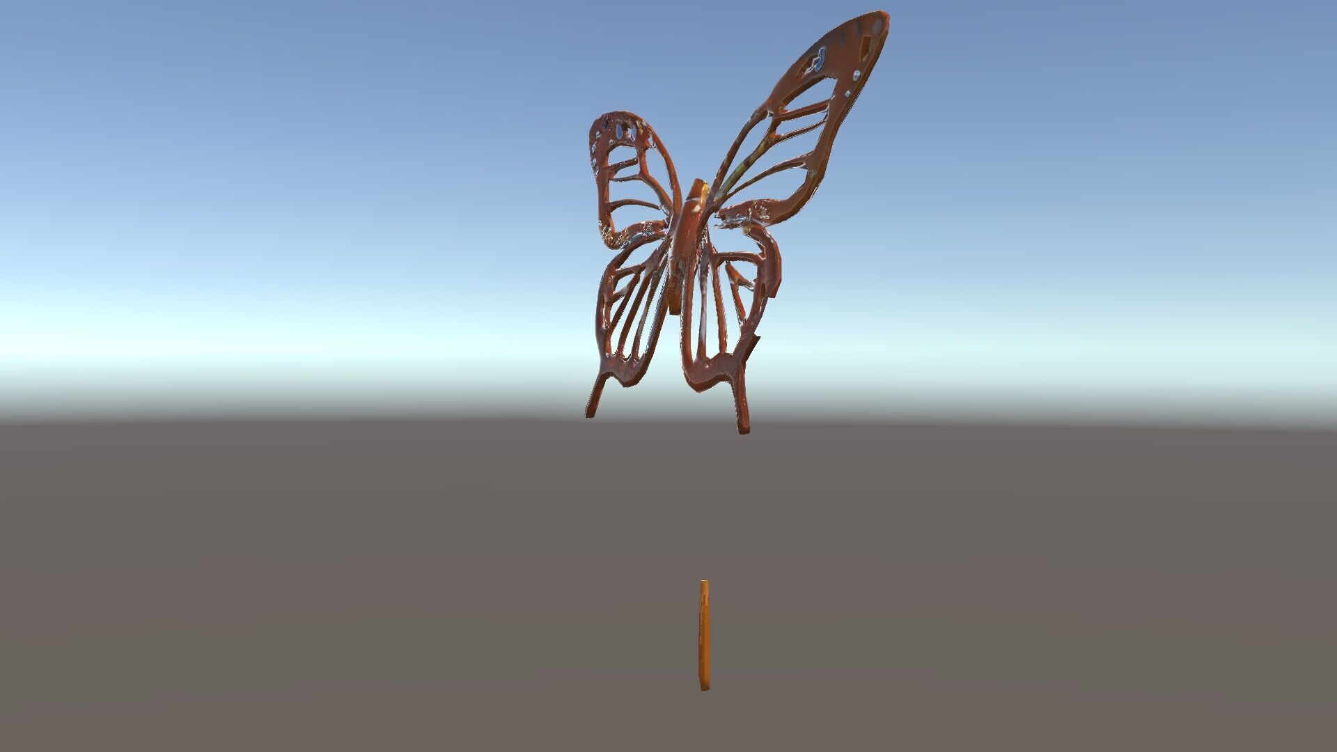 Butterfly Sculpture Model Pack Low-poly 3D model_34