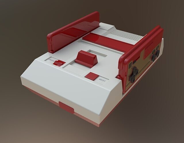 Nintendo Famicom 3D print model