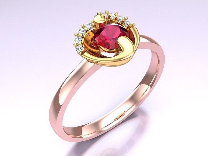 Heart Ring - Womens Rings - N592903 3D print model