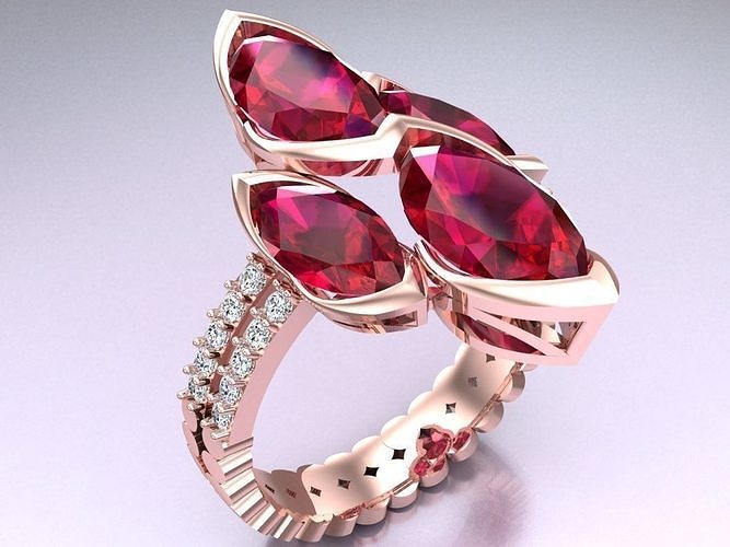 Marquise Ring - Womens Rings - N513432 3D print model