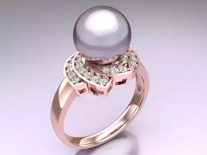 Pearl Ring - Womens Rings  - N732909