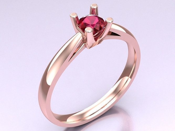 Diamond Ring - Womens Rings -  N742944 3D print model
