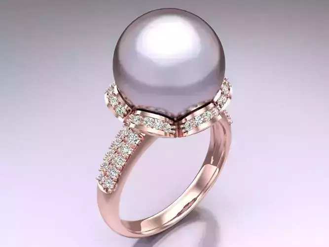 Pearl Ring - Womens Rings  - N742954
