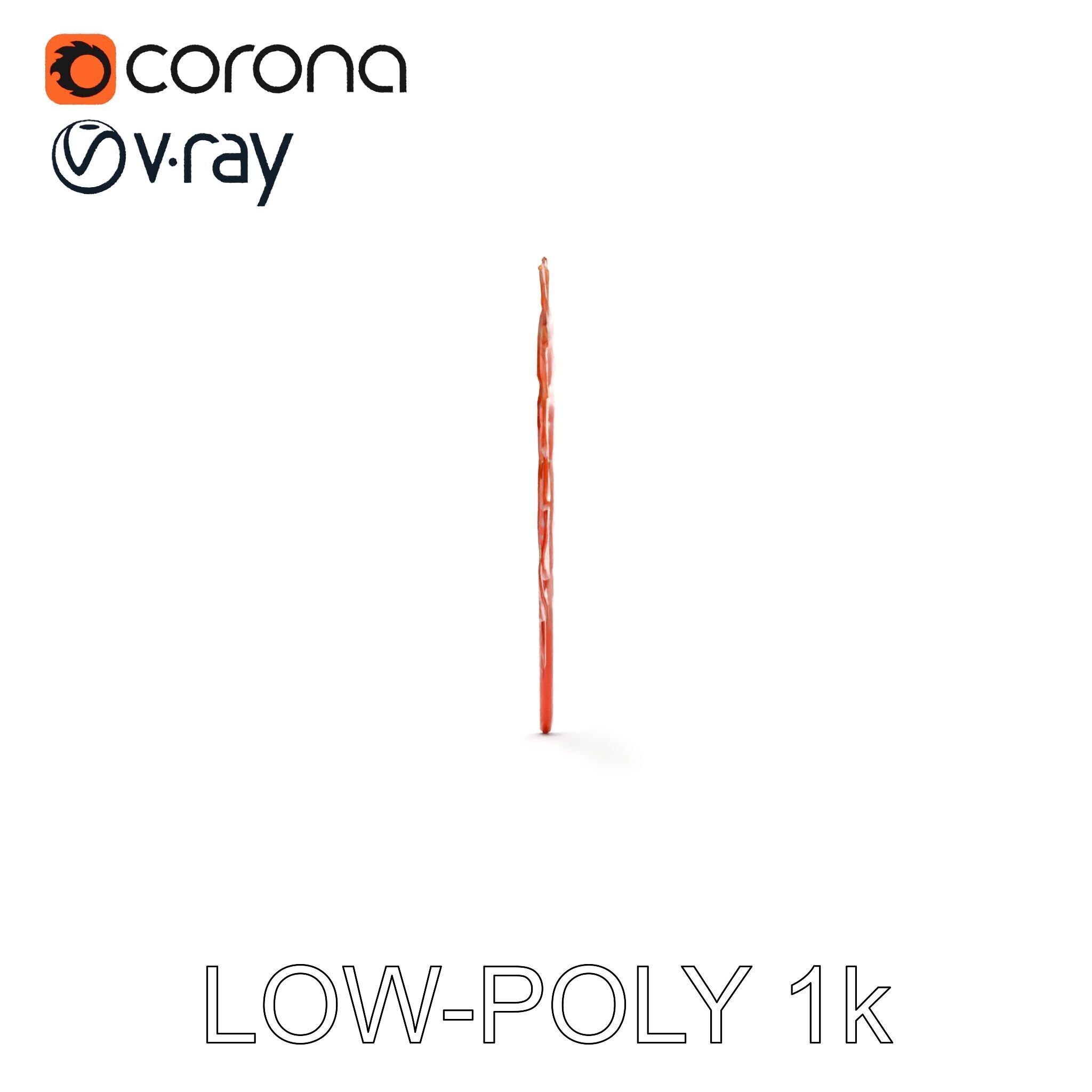 Detailed Botanical Leaf Model Pack Low-poly 3D model_11