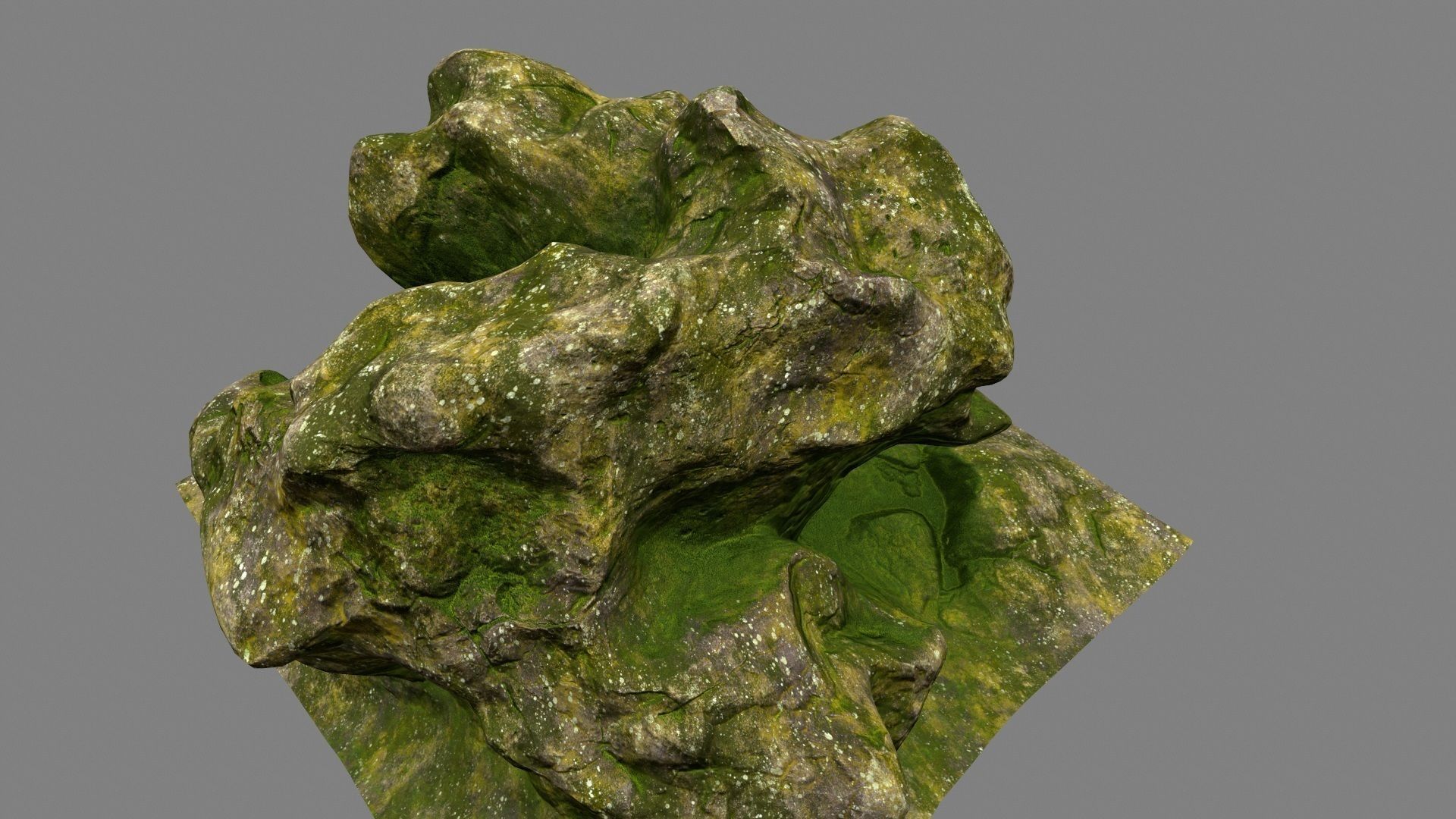 Rock Mount 3D model_3
