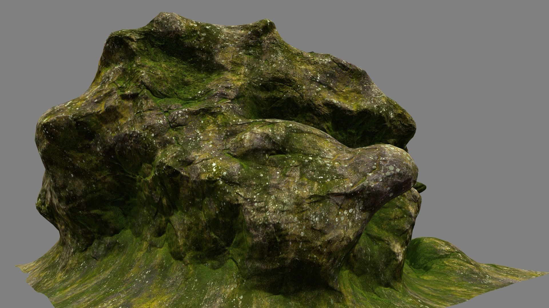 Rock Mount 3D model_6