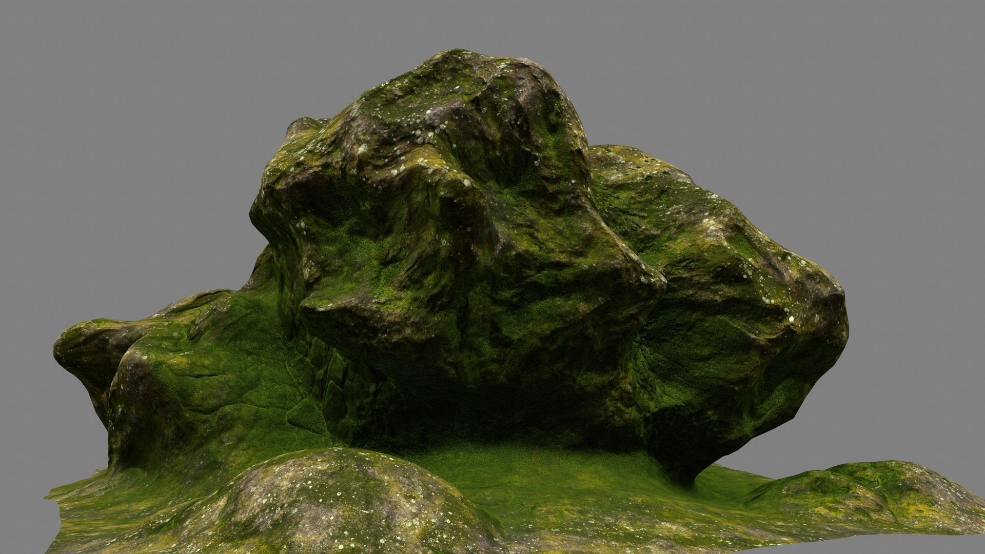 Rock Mount 3D model_2