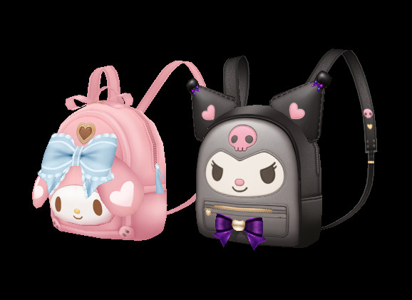 balo melody and kuromi lowpoly Low-poly 3D model_1