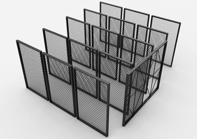 wire netting Low-poly 3D model