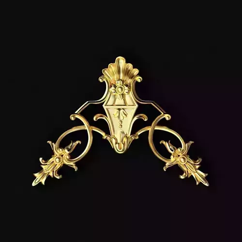 Central decor ornament for furniture