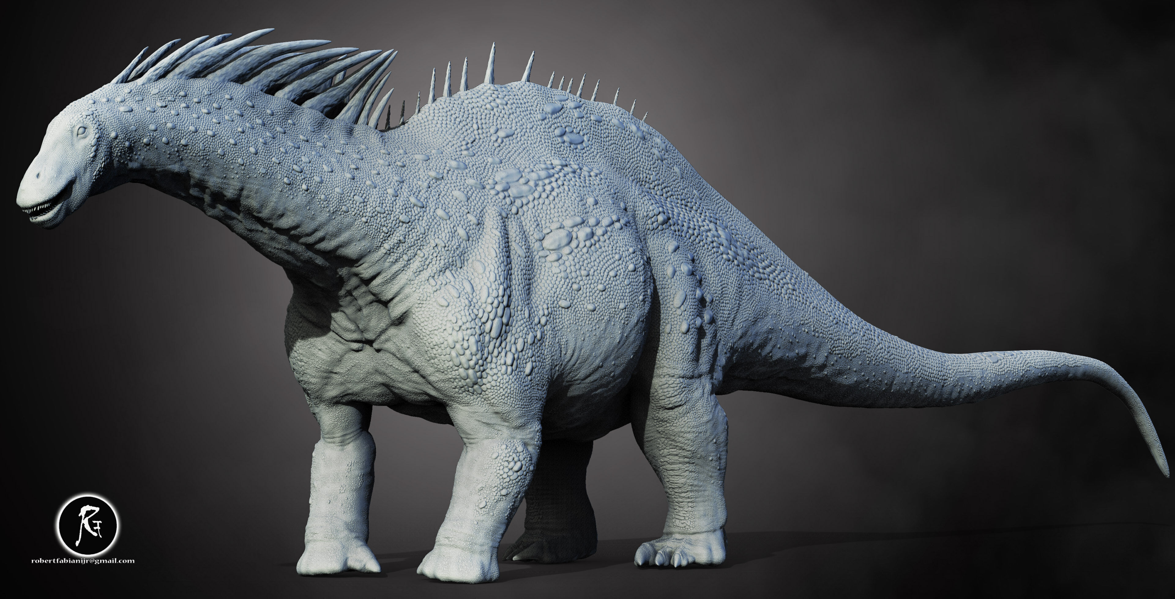 Amargasaurus  The Spined Sauropod of South America 3D print model_1