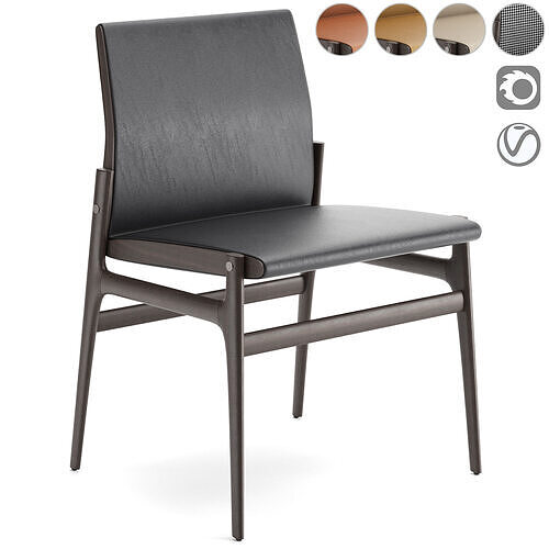 Ipanema Chair without Armrest 3D model
