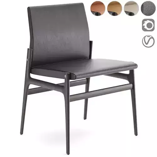 Ipanema Chair without Armrest 3D model